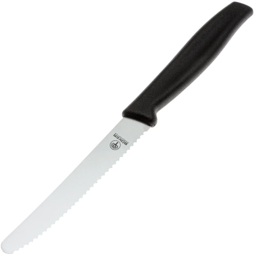 Нож с фиксир. Sandwich Knife Black, рукоять пластик чёрный