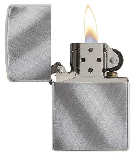 Зажигалка Zippo 28182 Classic Brushed Chrome №1