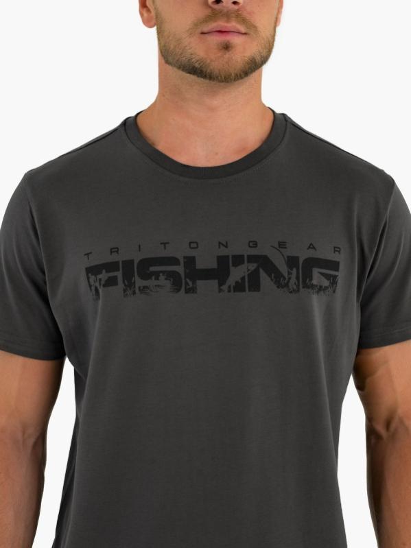 Футболка Fishing (хлопок/серый)  №3