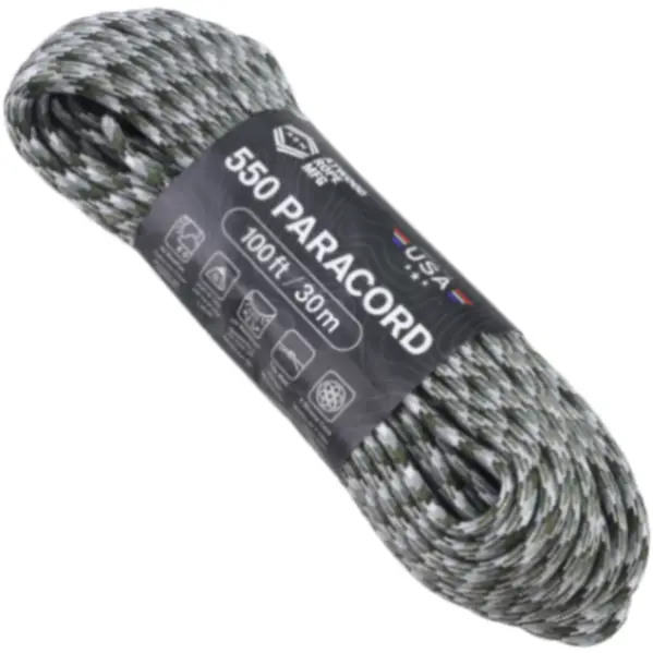 Шнур Paracord 550 Atwoodrope 100ft (Siberian Camo)