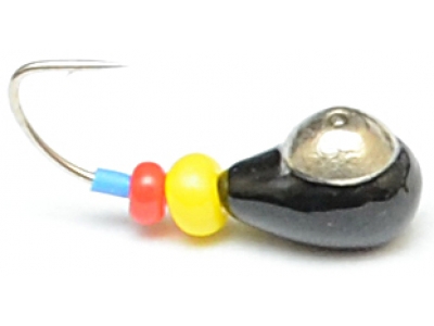 Капля с отверстием с коронкой с эксцентриком желтым 6х2,5мм 633NQ2