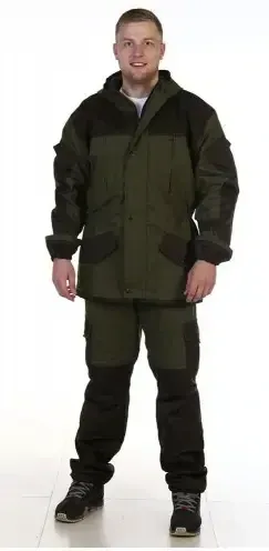 Костюм мужской Горка 5 (Грета на молнии Россия с канаткой, олива)